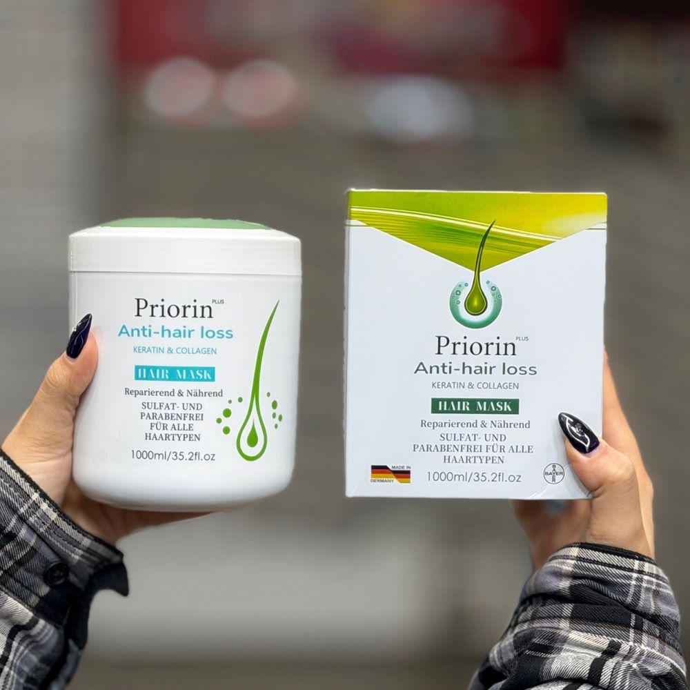 ماسک مو بدون سولفات و پارابن پریورین حجم 1000 میل PRIORIN